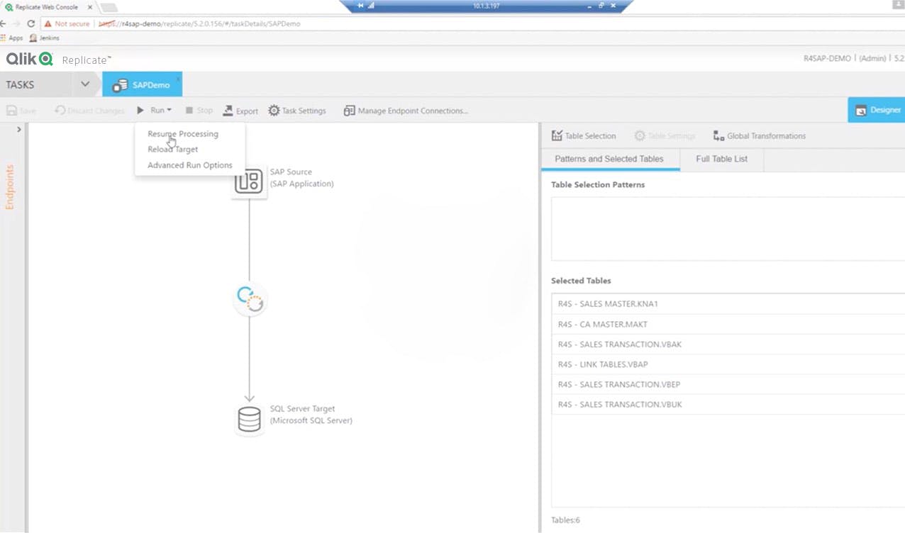 Qlik (Attunity) - Replicate Test Drive